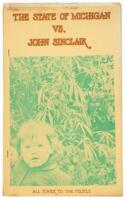 The State of Michigan vs. John Sinclair [cover title]