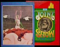 Four large concert posters from Mouse Studios