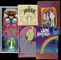 Collection of twenty-two posters for rock concerts