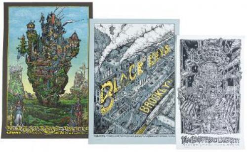 Three signed David Welker concert posters