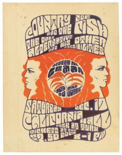 Country Joe and the Fish at the California Hall - December 17, 1966