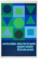 Vasarely Multiples Denise Ren&eacute; Rive Gauche Novembre-D&eacute;cembre 196 Bd Saint-Germain
