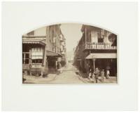 Bartlett Alley, Chinese Quarter [with] Montgomery Street and Palace Hotel Street