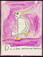 Add-A-Line Alphabet - five mock-ups full of original drawings
