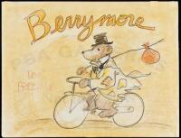 Bearymore - 2 original drawings, one for the cover and one for page 17