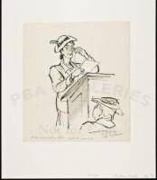 The Human Comedy - original drawing for the book by William Saroyan