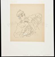 The Human Comedy - original ink drawing for the book by William Saroyan