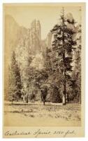 Lower Yosemite Fall [with] Cathedral Spires. 3160 Feet.