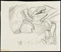 Norman the Doorman - original drawing for page 16