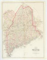 Map of the State of Maine Compiled Drawn & Published from Official Plans and Actual Surveys