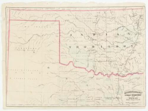 Asher & Adams' Indian Territory and Texas North West Portion