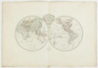 Mappe-Monde, en Deux Hemispheres