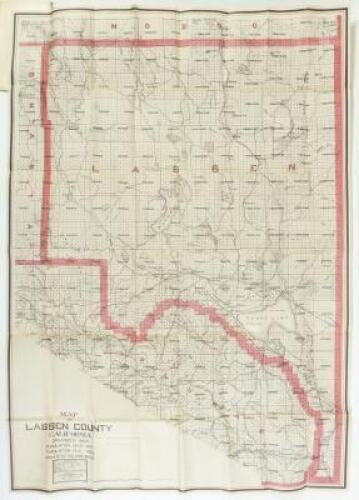 Weber's Map of Lassen County, California (wrapper title)