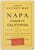 Denny's Pocket Map of Napa County, California: Compiled from latest official and private data - 2