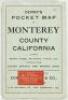 Denny's Pocket Map of Monterey County, California, compiled from latest official and private data - 2