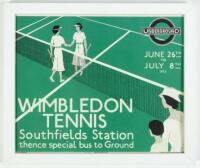 Wimbledon Tennis: Southfields Station, thence special bus to Ground