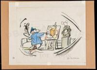 Norman the Doorman - original concept drawing