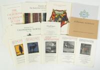 Collection of Book Club of California Keepsakes