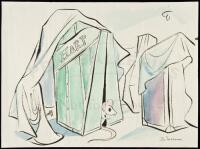 Pet of the Met - original watercolor