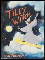 Tilly Witch - original watercolor draft of dust jacket