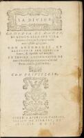 La Divina Comedia di Dante, di nuovo alla sua vera lettione ridotta con lo aiuto di molti antichissimi esemplari