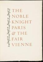 The Noble Knight Paris & The Fair Vienne