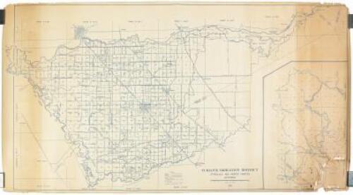 Turlock Irrigation District Map of Stanislaus and Merced Counties