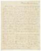 Letter by a New York merchant on a business trip to Louisiana approves of slavery