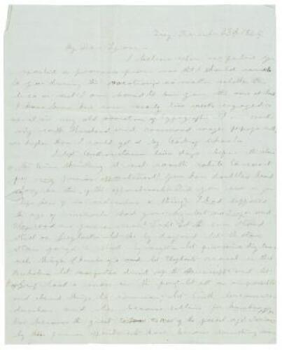 Letter by future famed San Francisco journalist