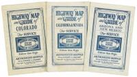 Highway Map and Guide of California & Nevada; Colorado; Arizona and New Mexico.