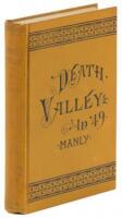 Death Valley in '49: Important Chapter of California Pioneer History