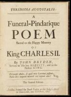 Threnodia Augustalis: A Funeral-Pindarique Poem, Sacred to the Happy Memory of King Charles II.