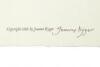 Five broadside poems, three signed - 4