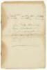 Manuscript Expediente regarding permission to act as a "bounty hunter" of rebellious slaves in Cuba - 2