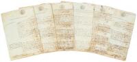 Manuscript listings of slaves sold in Cuba, both of African and Asian origin