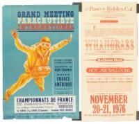 Two posters for parachutists and balloonists