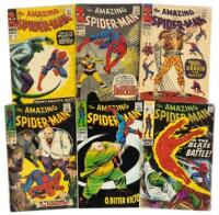 AMAZING SPIDER-MAN Nos. 45, 46, 47, 51, 60, 77 * Lot of Six Comics