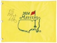 2014 Masters flag, signed by Bubba Watson