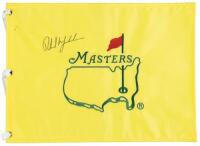 Undated Masters flag, signed by Phil Mickelson