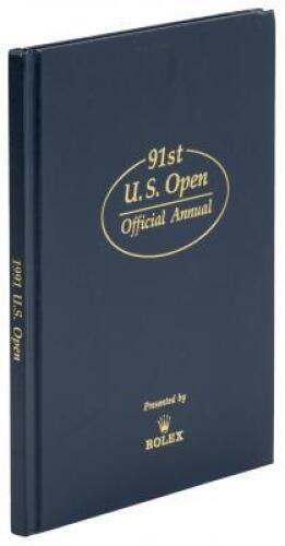 U.S. Open official annual 1991 Hazeltine National Golf Club