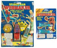 SPIDER-MAN Webmaker [and] Rare Webmaker Refill, 1977 * Both on Card
