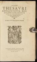 Epitome thesauri antiquitatum, hoc est, Impp. Rom. Orientalium et Occidentalium iconum, ex antiquis numismatibus quam fidelissime deliniatarum