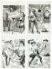 The Adventures of Gwendoline * Original ERIC STANTON Art * Eight Pages - 2