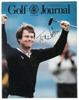 Golf Journal USGA Magazine - signed by Tom Watson