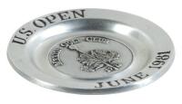 U.S. Open at Merion Golf Club 1981 Commemorative Pewter Plate