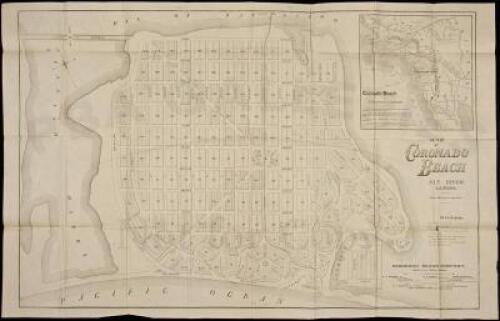 Map of Coronado Beach, California