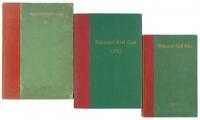 Three Baltusrol annuals, years 1910, 1930 and 1952