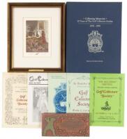 Collection of seven specimens of Golf Collectors Society memorabilia and ephemera