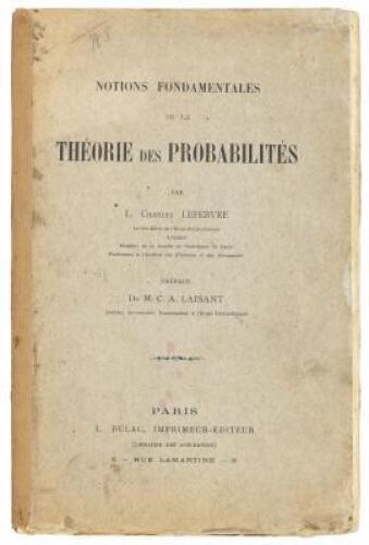 Notions fondamentales de la théorie des probabilités