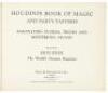 Houdini's Book of Magic and Party Pastimes - 3